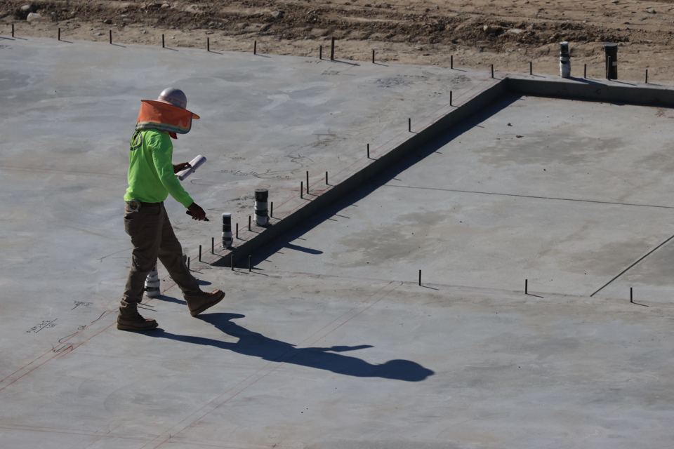 Representative new residential slabs